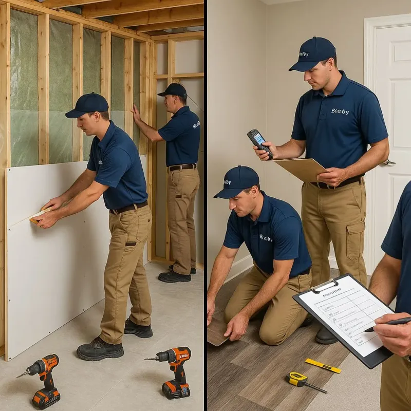 Repairs and Reconstruction process in East Palo Alto, CA