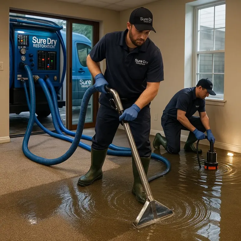 Water Extraction and Removal process in East Palo Alto, CA